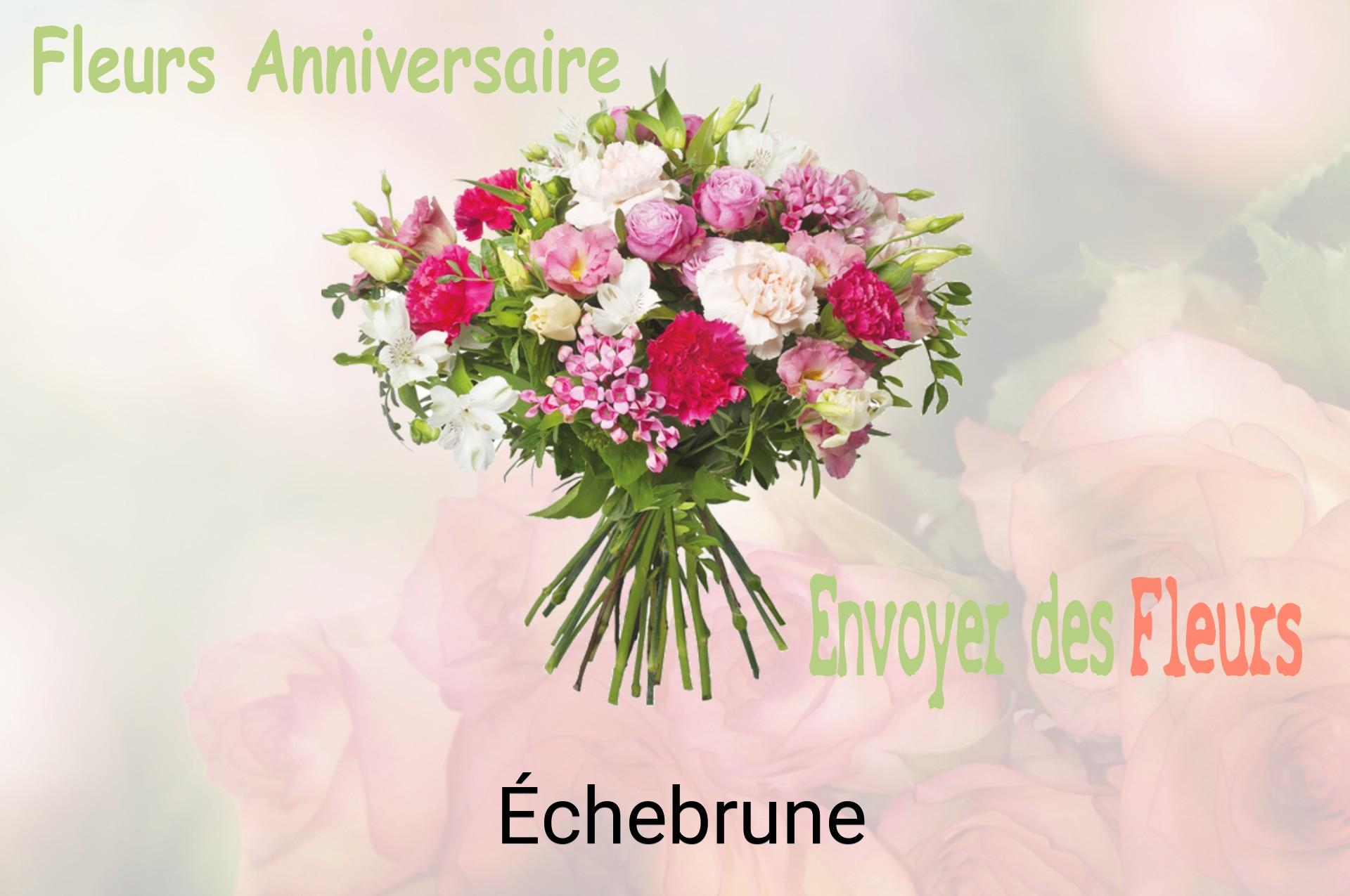 Bouquet de fleurs d’anniversaire livré à Échebrune